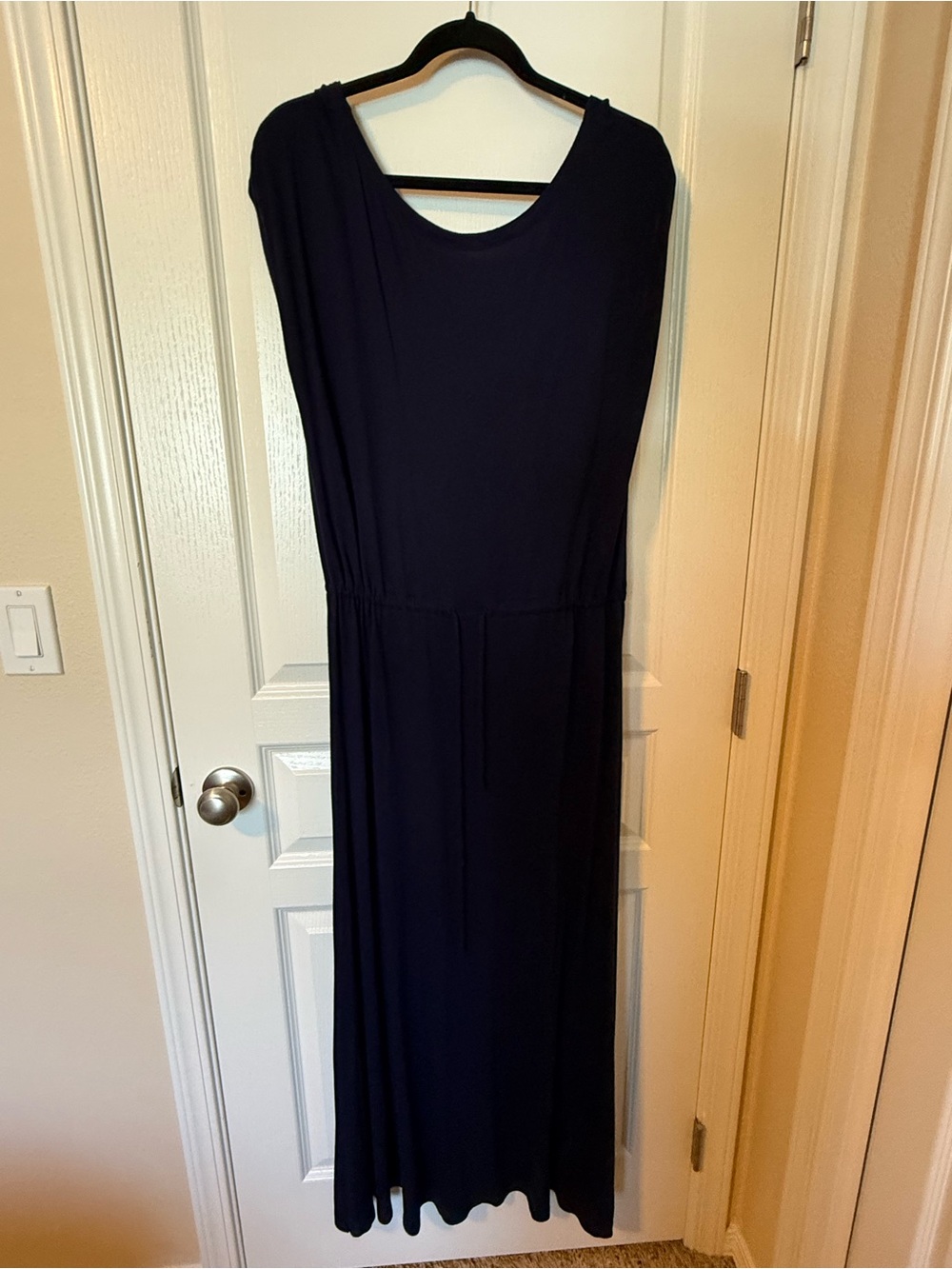 GAP Navy Maxi Dress with Scoop Neck